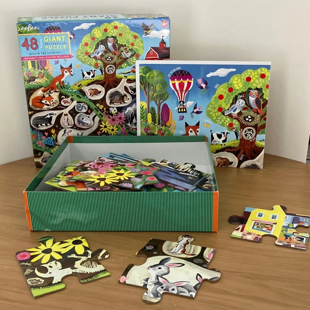 EeBoo 48 Piece Puzzle